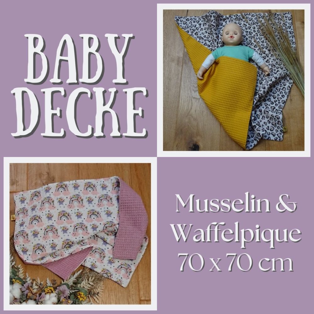 Individuelle Babydecke, Kinderwagendecke, Wickelunterlage, Schmusedecke nach DEINEN Wünschen!