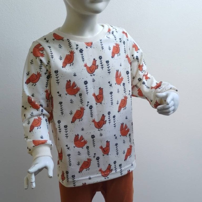 Shirt mit süssen Hühnern Hendln für Kleinkinder - Wunschdesign