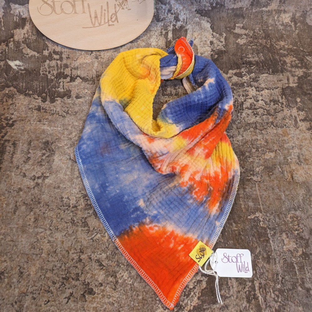 Batik Musselin-Halstuch 50x50cm