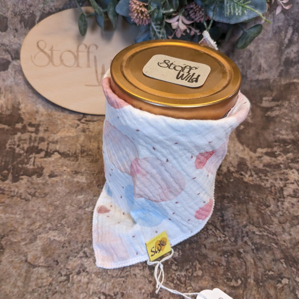 Baby-Musselin-Halstuch "Pastellsplash"