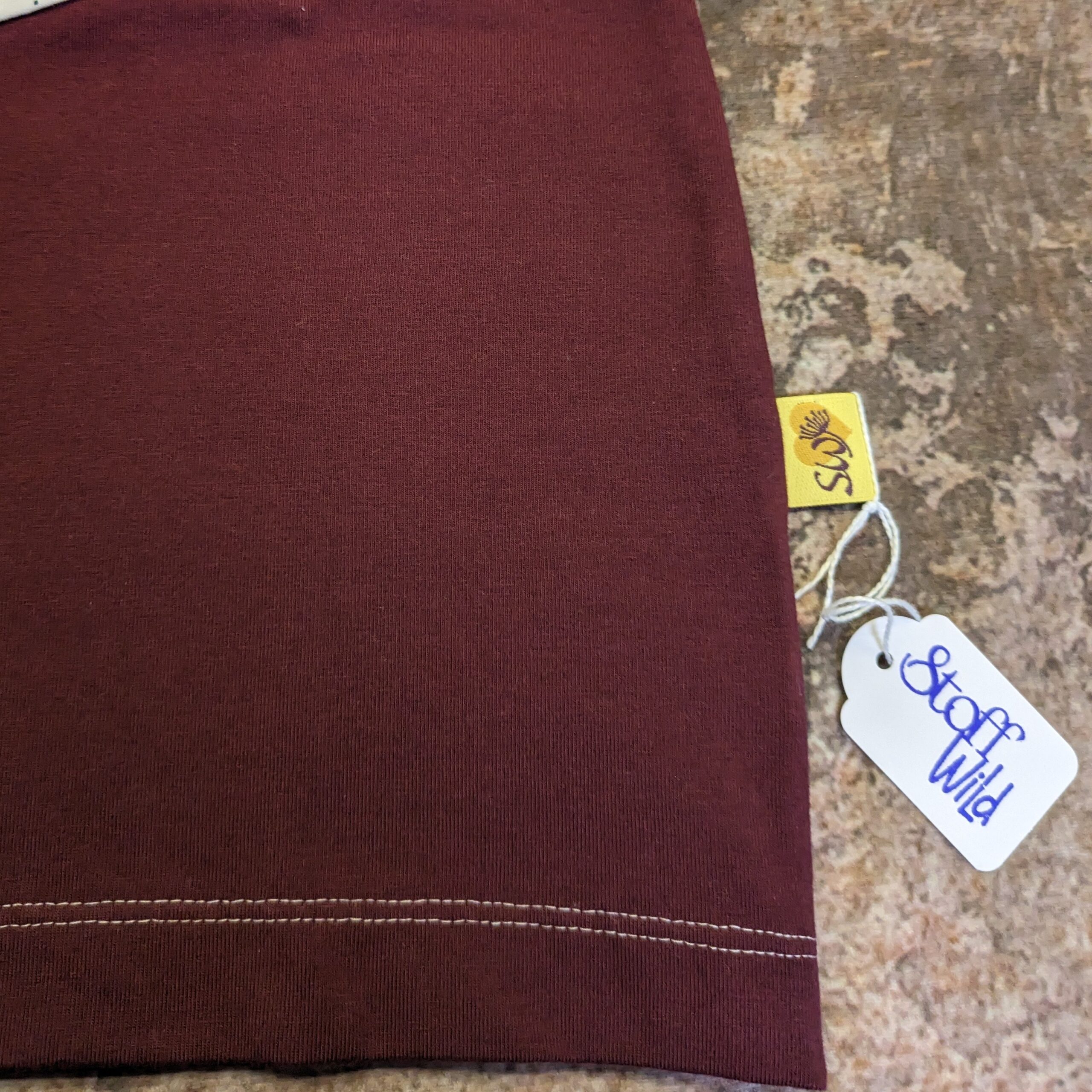 SommerShirt Regenbogen rosa-bordeaux, Gr. 104