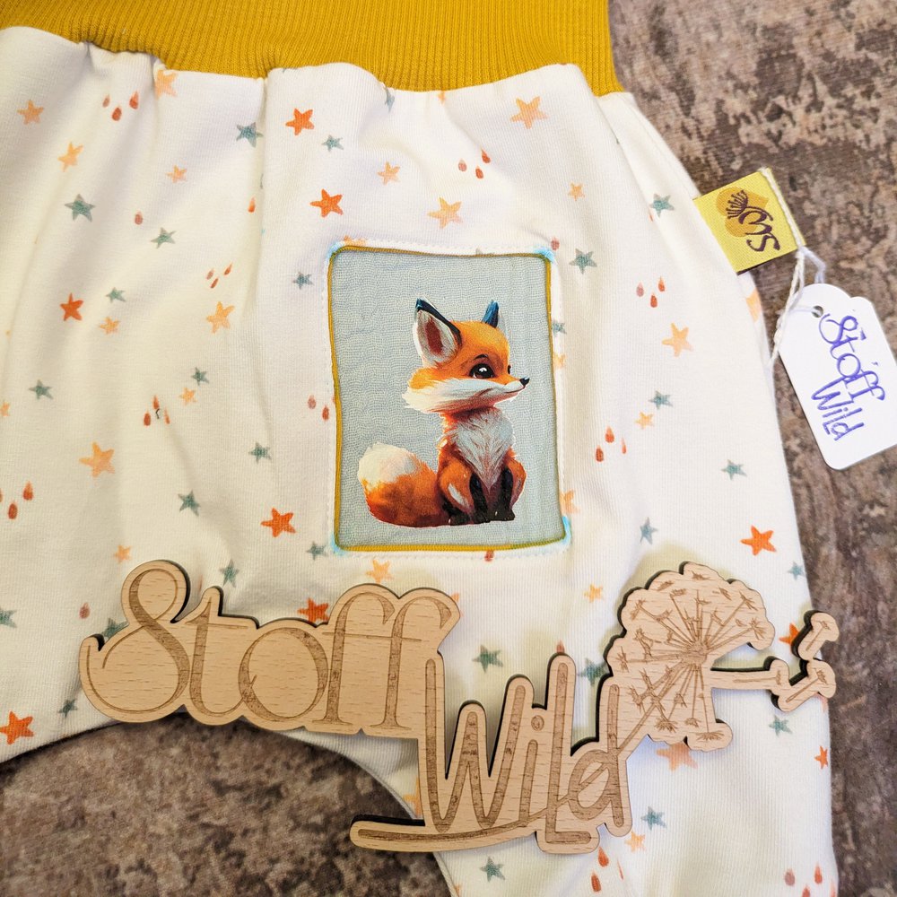 Babyset kleiner Fuchs mit Sternen, Gr. 56-62