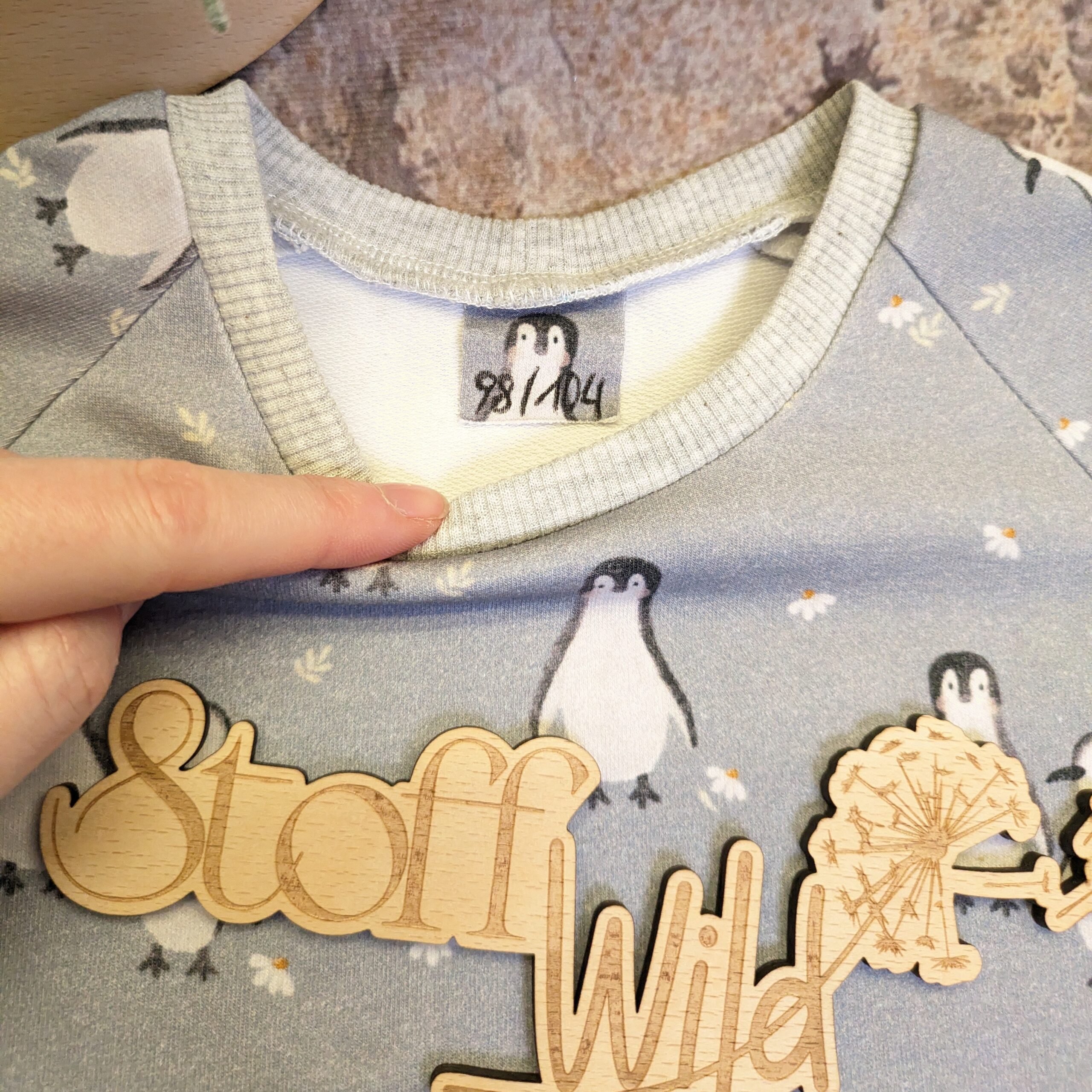 Pulli Pinguin, Gr. 98/104