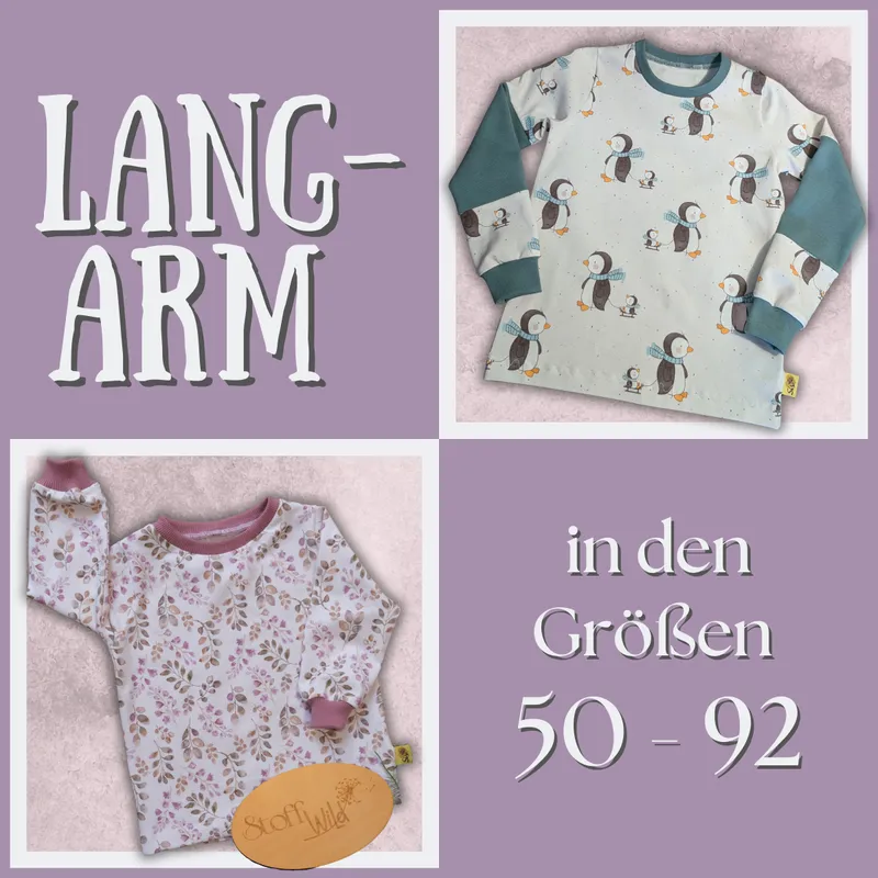 shirtBD individuelles Langarm-Shirt, Baby-Diamond – Bild 1