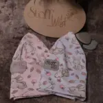 Baby-Beanie Hase, graublau XS – Bild 15