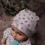 Baby-Beanie Hase, graublau XS – Bild 14