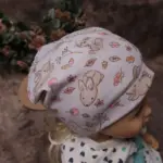 Baby-Beanie Hase, graublau XS – Bild 11