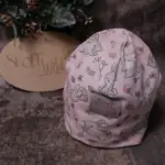 Baby-Beanie Hase, rosa XS – Bild 5