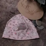 Baby-Beanie Hase, rosa XS