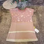 Baby-Kleid Gr. 62/68 "Autumn love altrosa"