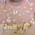 Baby-Kleid Gr. 62/68 "Autumn love altrosa" – Bild 7