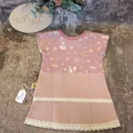 Baby-Kleid Gr. 62/68 "Autumn love altrosa" – Bild 6