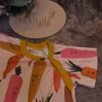 Baby-Kleid Karottenparty, Gr. 62/68 – Bild 3