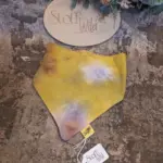 Baby-Wende-Halstuch Musselin "Batik braun/gelb"