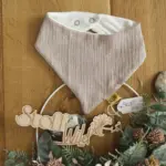 Baby-Wende-Halstuch Musselin "Goldsprenkel" – Bild 4