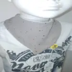 Baby-Wende-Halstuch Musselin "Goldsprenkel" – Bild 6