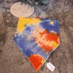 Batik Musselin-Halstuch 50x50cm – Bild 4