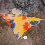 Batik-Musselin-Halstuch 54x54cm – Bild 4