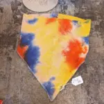 Batik-Musselin-Halstuch 54x54cm – Bild 2