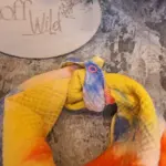 Batik-Musselin-Halstuch 54x54cm – Bild 5