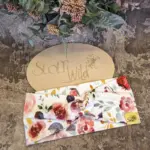 Knoten-Stirnband "Flowers" – Bild 4