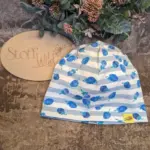 Beanie "Himbeerchen blau" – Bild 3