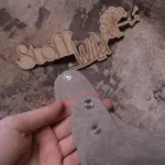 Latzhose / Romper Hase, graublau, Gr. 62/68 – Bild 14