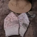 Bündchen-Haube Hase, rosa – Bild 3