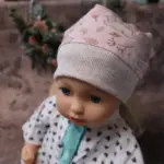 Bündchen-Haube Hase, rosa – Bild 12