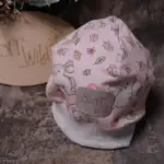 Bündchen-Haube Hase, rosa – Bild 9