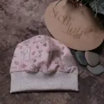 Bündchen-Haube Hase, rosa – Bild 10