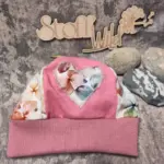 Bündchenhaube mit Herz-Applikation - Nr. 2 – Bild 6