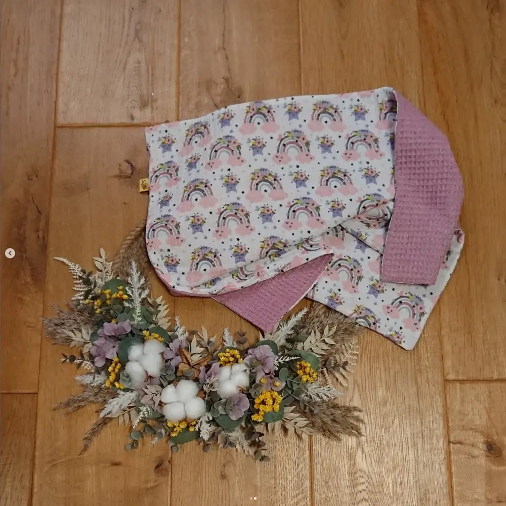 Individuelle Babydecke 70x70cm – Bild 4