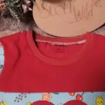 Shirt Sommerwiese blau-rot, Gr. 110 – Bild 7