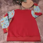 Shirt Sommerwiese blau-rot, Gr. 110 – Bild 4