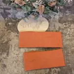 Knoten-Stirnband in Rost-Rot aus weichem Ripp-Jersey, Größen 46–51 cm und 52–58 cm, handgefertigt in Österreich