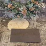 Knoten-Stirnband in Warmbraun aus weichem Ripp-Jersey, Kopfumfang 52–59 cm, handgefertigt in Österreich