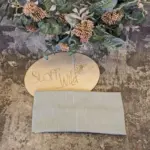 Knoten-Stirnband in Hellgrau aus weichem Ripp-Jersey, Größe 46–51 cm, handgefertigt in Österreich