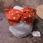 Knotenhaarband "Punkte" – Bild 4