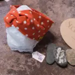 Knotenhaarband "Punkte"