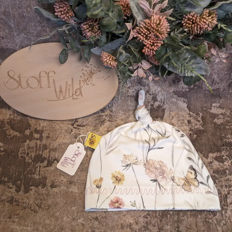 2385 Knotenmütze für Babys/Neugeborene – Bild 1