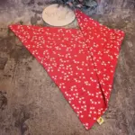 Musselin-Halstuch "rot-weiß"