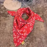 Musselin-Halstuch "rot-weiß" – Bild 3