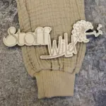 Musselin-Hose hellbraun, Gr. 74 – Bild 4