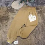 Musselin-Hose hellbraun, Gr. 74 – Bild 6