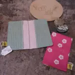 Schnullerband Kirschblüten + GRATIS Mutter-Kind-Passe-Hülle – Bild 3