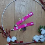 Schnullerband Kirschblüten + GRATIS Mutter-Kind-Passe-Hülle – Bild 5