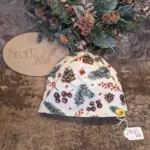 Wende-Beanie "Tannenzweige & Zapfen" – Bild 4