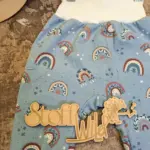 BabyHose Regenbogen blau, Gr. 56 – Bild 3
