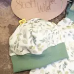 Babyset Eukalyptus grün, Gr. 68-74